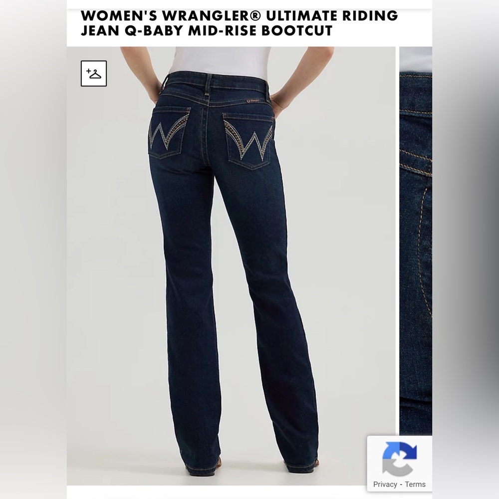 Wrangler Women's Boot Cut Jeans - Dark Blue